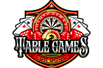 design awesome table game logo