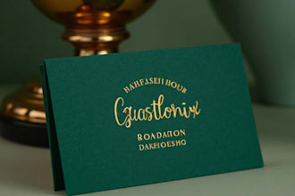 do professional, luxury, minimal business card designs