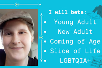 be your young adult and new adult beta reader