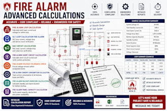 fire alarm loop calculation, slc loop, nac circuit calculation, panel capacity