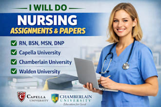 do capella, chamberlain, and walden, bsn, msn, and dnp