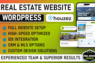 houzez real estate website development and customization