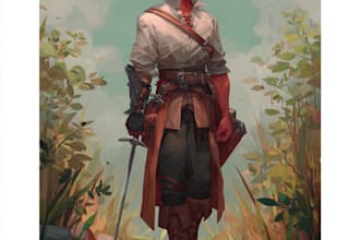 draw dnd art character, creature, game art,  fantasy art