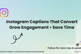 write instagram captions for small businesses