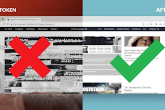 fix HTML CSS javascript bugs and responsive design issues
