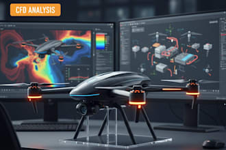do uav design drone frame and vtol aircraft with cfd analysis