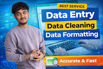 clear the data and arrange it