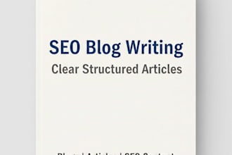 write SEO friendly blog articles
