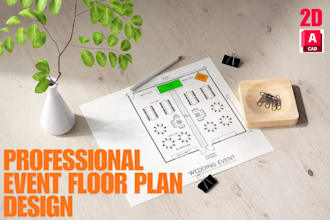 design event floor plan, seating chart and booth layout with accurate scaling