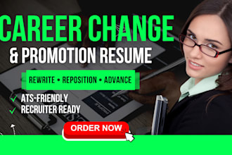 rewrite your resume for career change or promotion