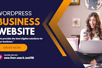 responsive SEO friendly wordpress business website design