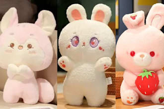 create plush toy blueprints stuffed animal concept ref sheets design tur