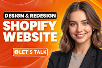 build shopify store design, shopify dropshipping store, shopify website