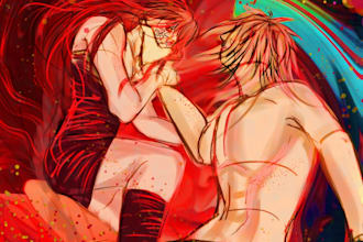make nsfw fanart for you
