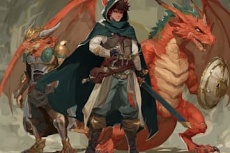 dnd character art and dnd character art