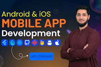 build android and ios mobile app with flutter and dart
