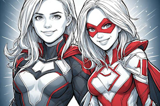 make super hero character design
