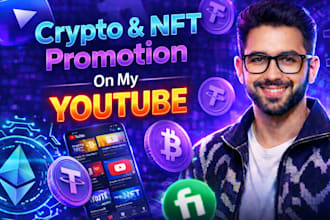 promote your crypto or token project on my youtube channel
