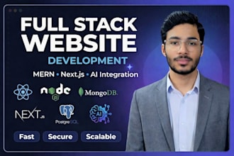 build full stack website with mern nextjs and ai integration