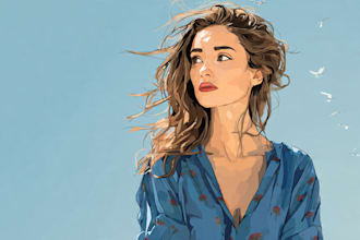draw your amazing realistic vector portrait