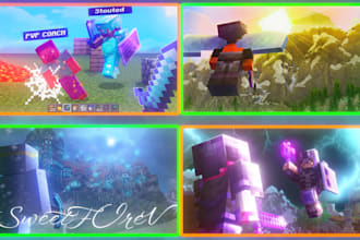 create eye catching minecraft smp style thumbnail in under 20h