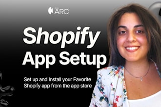 set up and integrate shopify app to your ecommerce store