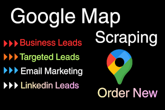 scrape google map scraping, lead generation, b2b lead, data scraping