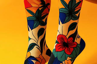 design custom and unique socks design