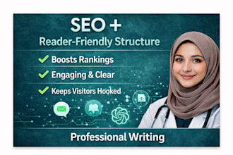write powerful SEO blog articles and medical content