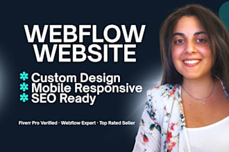 design or redesign your webflow website