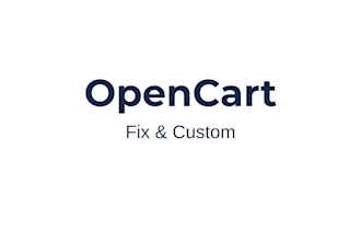 fix opencart bugs or customize modules
