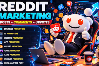 do reddit trend post website promote ai app saas management