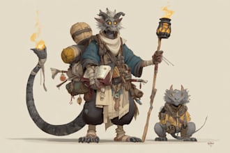fantasy character and character art