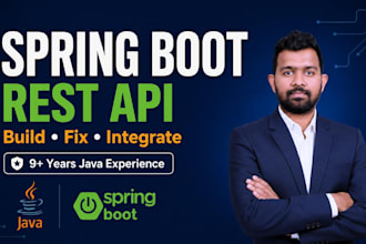 build or fix java spring boot rest apis and integrations