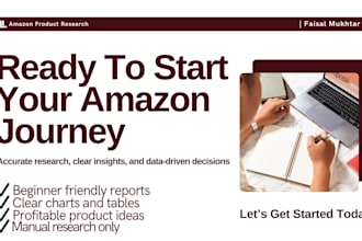 do amazon product research and sourcing