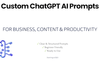 create effective chatgpt prompts for business and content
