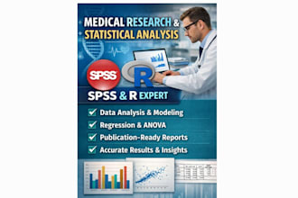 do medical research, data analysis, spss data analysis