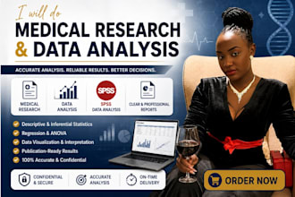 do medical research, data analysis, spss data analysis