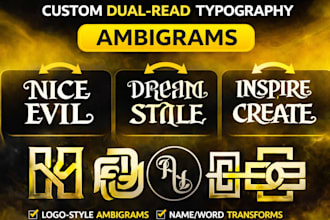 design ambigram logo lettering typography ambigram tattoo fonts  ink calligraphy
