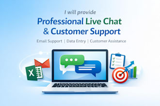 provide professional live chat and customer support
