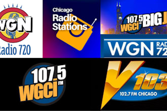 do professional airplay promotion for your song on wgci, wgn chicago radio