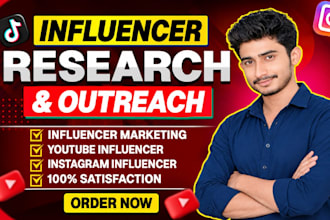 do instagram influencer research and outreach for influencer marketing