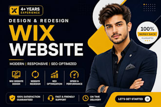 do expert wix design, wix website redesign, wix website clone