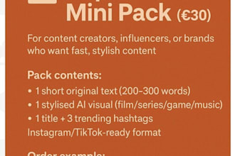 provide content for creators influencers or brands