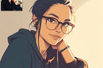 draw amazing cartoon portrait