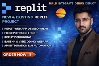 build, debug, and integrate replit web apps, apis, and fix replit bugs
