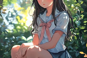 create a anime character