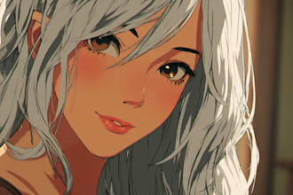 draw oc or fanart in anime style
