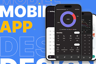 design high fidelity mobile app UI UX that converts users