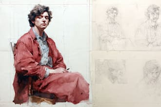 draw an original watercolor portrait